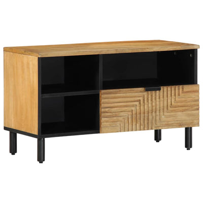 TV Kaappi Ruskea 80x33x46 cm Massiivipuu Mango