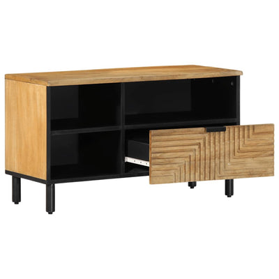 TV Kaappi Ruskea 80x33x46 cm Massiivipuu Mango