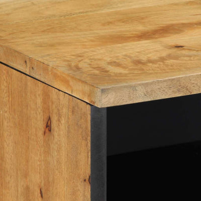 TV-kaappi Ruskea 100x33x46 cm Massiivipuu Mango