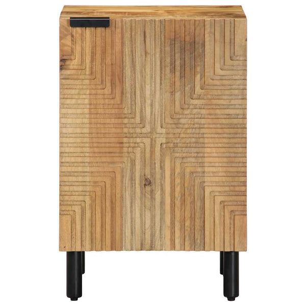 Kylpyhuonekaappi Ruskea 38x33,5x58 cm Massiivipuu Mango