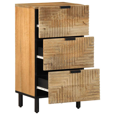 Senkki Ruskea 40x33x75 cm Massiivipuu Mango