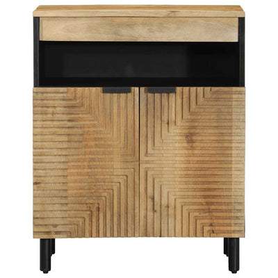 Senkki Ruskea 60x33x75 cm Massiivipuu Mango