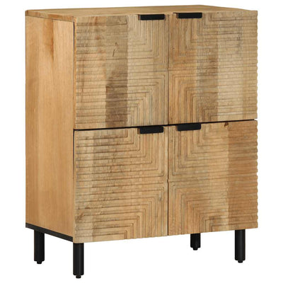 Senkki Ruskea 60x33x75 cm Massiivipuu Mango
