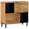 Senkki Ruskea 80x33x75 cm Massiivipuu Mango