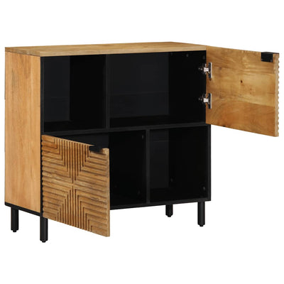 Senkki Ruskea 80x33x75 cm Massiivipuu Mango