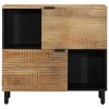 Senkki Ruskea 80x33x75 cm Massiivipuu Mango