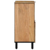 Senkki Ruskea 80x33x75 cm Massiivipuu Mango