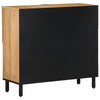 Senkki Ruskea 80x33x75 cm Massiivipuu Mango