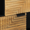 Senkki Ruskea 80x33x75 cm Massiivipuu Mango