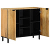 Senkki Ruskea 90x33x75 cm Massiivipuu Mango