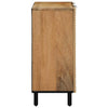 Senkki Ruskea 90x33x75 cm Massiivipuu Mango