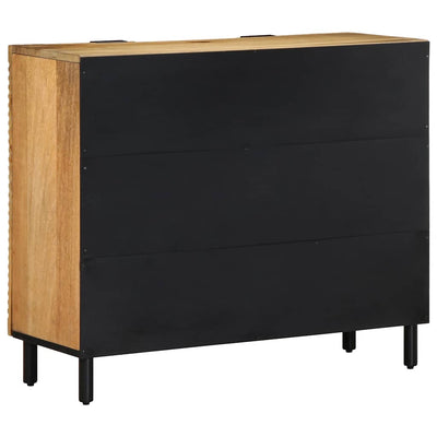 Senkki Ruskea 90x33x75 cm Massiivipuu Mango