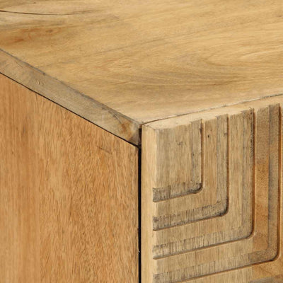 Senkki Ruskea 90x33x75 cm Massiivipuu Mango