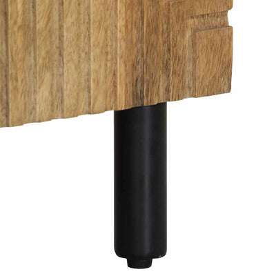 Senkki Ruskea 90x33x75 cm Massiivipuu Mango