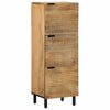 Highboard Ruskea 40x33x110 cm Massiivipuu Mango