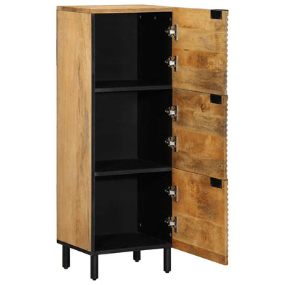 Highboard Ruskea 40x33x110 cm Massiivipuu Mango