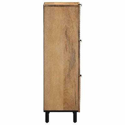 Highboard Ruskea 40x33x110 cm Massiivipuu Mango