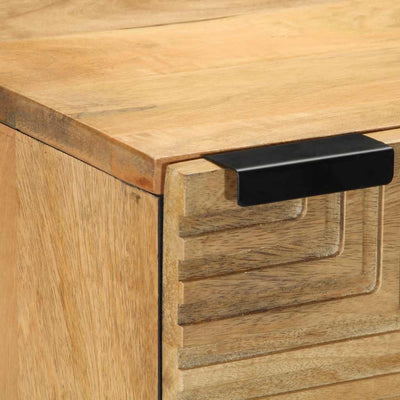 Highboard Ruskea 40x33x110 cm Massiivipuu Mango