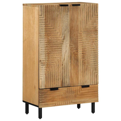 Highboard Ruskea 60x33x100 cm Massiivipuu Mango