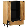 Highboard Ruskea 60x33x100 cm Massiivipuu Mango