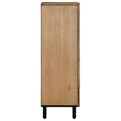 Highboard Ruskea 60x33x100 cm Massiivipuu Mango