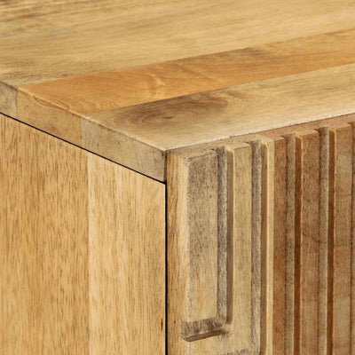 Highboard Ruskea 60x33x100 cm Massiivipuu Mango