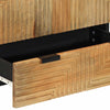 Highboard Ruskea 60x33x100 cm Massiivipuu Mango