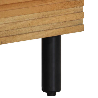Highboard Ruskea 60x33x100 cm Massiivipuu Mango