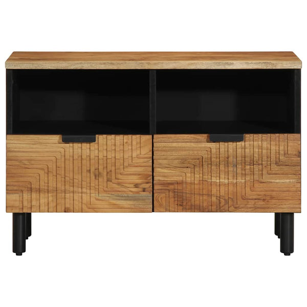 TV-taso 70x33x46 cm massiivipuusta akaasiapuu