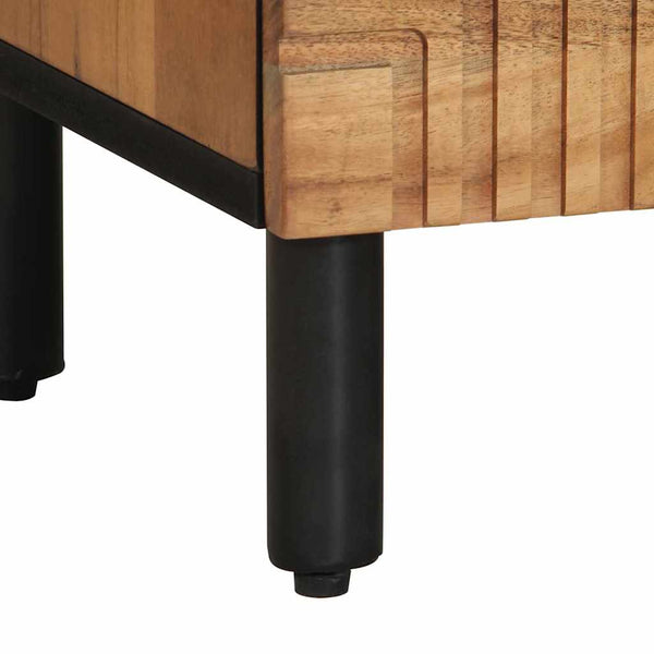 TV-taso 70x33x46 cm massiivipuusta akaasiapuu