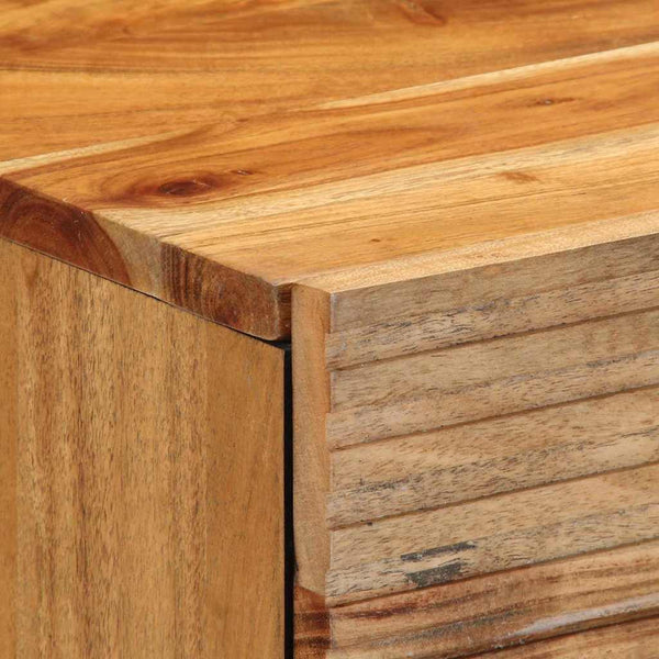 Yöpöytäkaappi Ruskea 50 x 33 x 60 cm täysi akaasiapuu