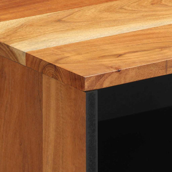 Yöpöytäkaappi Ruskea 50 x 33 x 62 cm täysi akaasiapuu