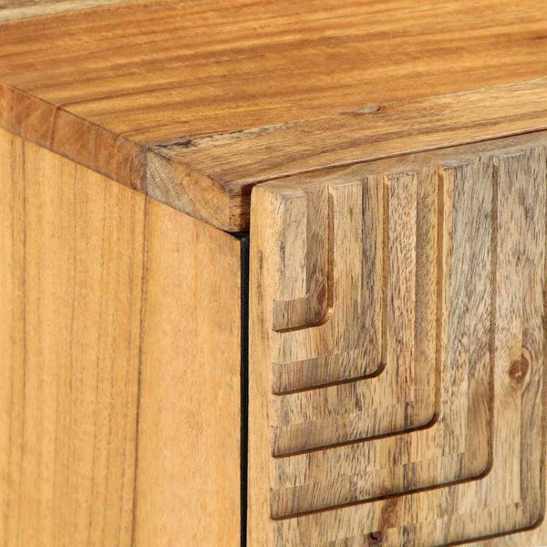 TV-kaappi Solid Acacia Wood 105 x 33 x 46 cm Tiheä akasiapuu