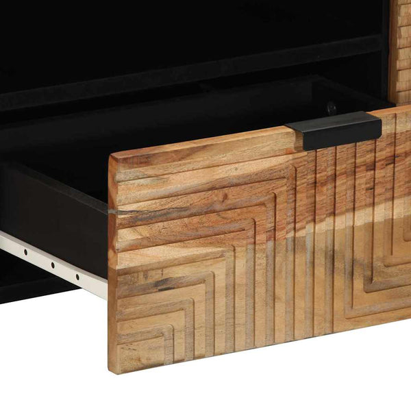 TV-kaappi Solid Acacia Wood 105 x 33 x 46 cm Tiheä akasiapuu
