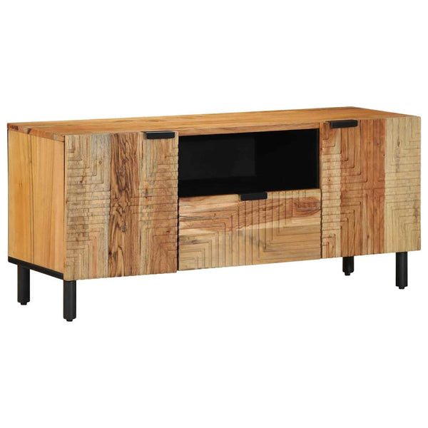TV-kaappi Solid Acacia Wood 105 x 33 x 46 cm Tiheä akasiapuu