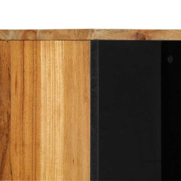 Kylpyhuonekaappi Solid Acacia Wood 38 x 33 x 160 cm