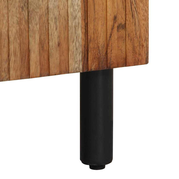 Kylpyhuonekaappi Solid Acacia Wood 38 x 33 x 160 cm