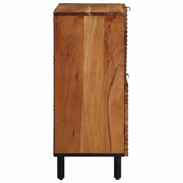 Sivupöytä Natural 80 x 33 x 75 cm Tiheä akasiapuu