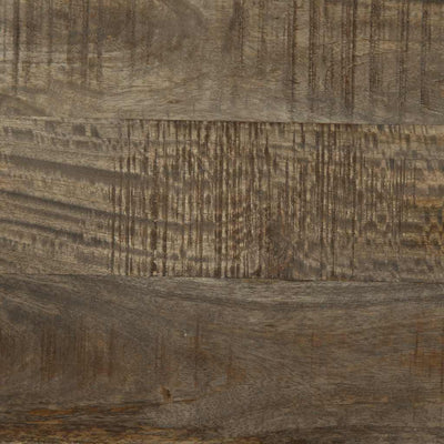 Vaaleanharmaa yöpöytäkaapit Zavica 40x33x46cm (2 kpl massiivipuu mango)