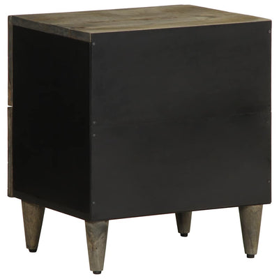 Vaaleanharmaa yökaappi Anestia 40x33x46cm (massiivipuu mango)