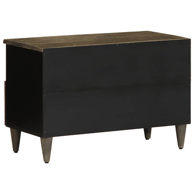 Vaaleanharmaa tv-kaappi Martinian 70x33,5x46cm (massiivipuu mango)