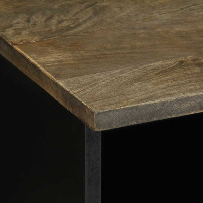 Vaaleanharmaa tv-kaappi Martinian 70x33,5x46cm (massiivipuu mango)