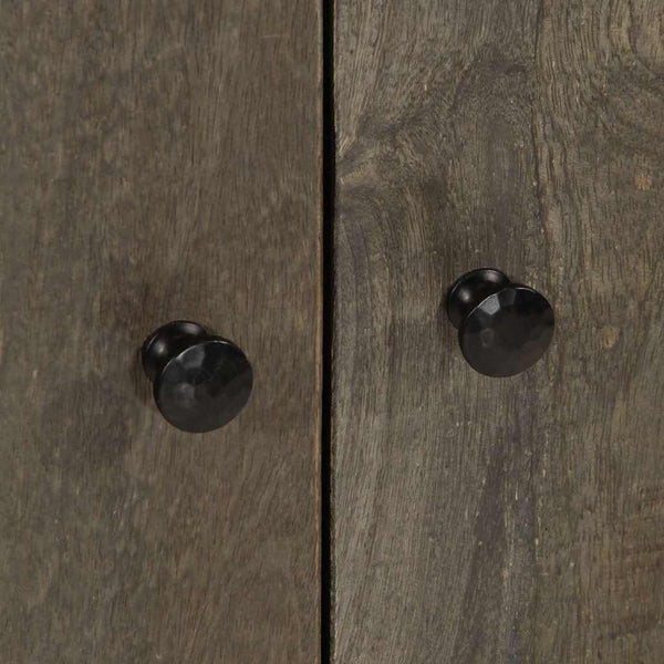 Vaaleanharmaa senkki Finie 60x33,5x75cm (massiivipuu mango)