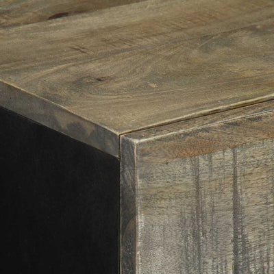 Senkki Vaaleanharmaa 60x33,5x75 cm Massiivipuu Mango