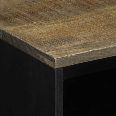 Vaaleanharmaa yökaappi Vtoma 50x33x60cm (massiivipuu mango)