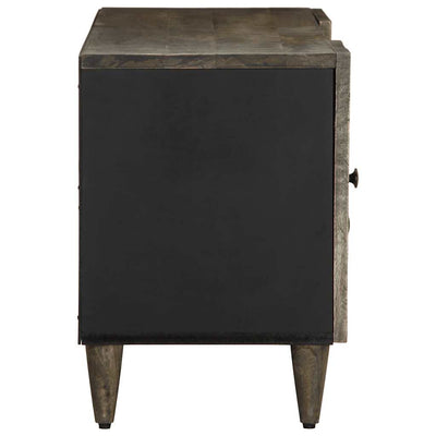 Vaaleanharmaa tv-kaappi Lockie 105x33,5x46cm (massiivipuu mango)