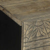 TV-kaappi vaaleanharmaa 105x33,5x46 cm massiivipuu mango