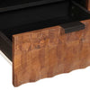 TV-kaappi ovella Akasiapuun ruskea viimeistely 105 x 33 x 46 cm