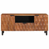 TV-kaappi ovella Akasiapuun ruskea viimeistely 105 x 33 x 46 cm