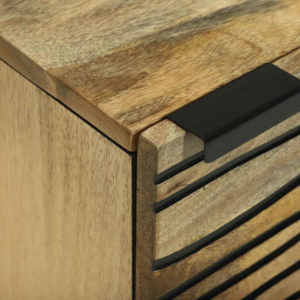 Yöpöydät Ruskea ja musta 40 x 33 x 46 cm